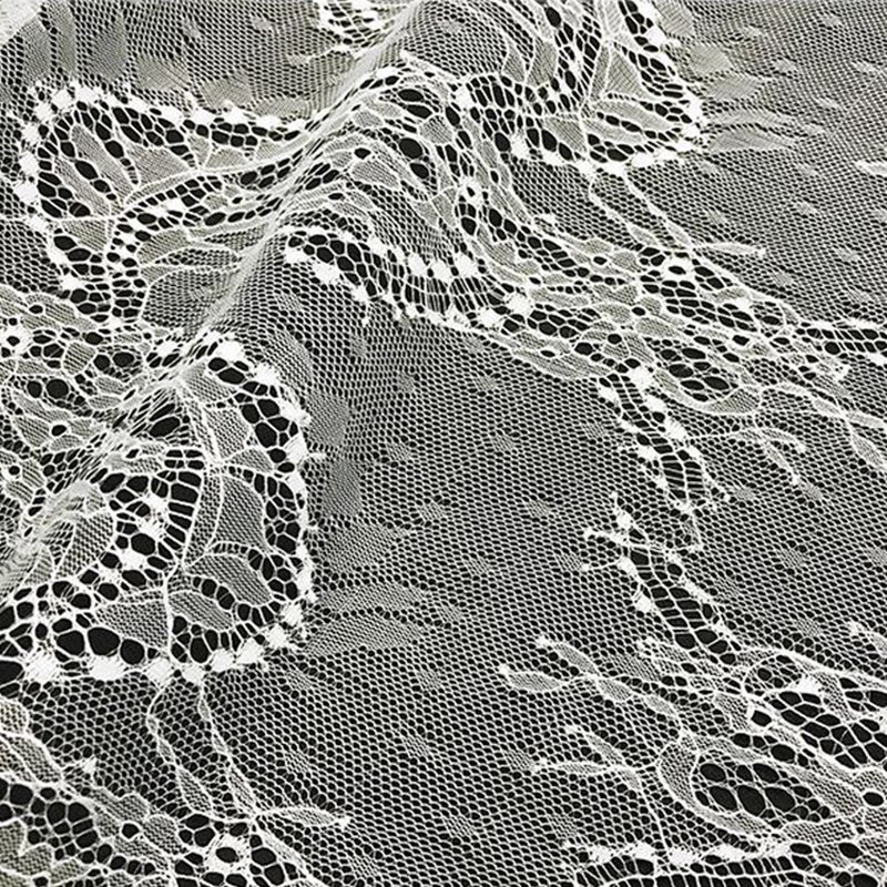 Dress Geometric Cutwork Polyester Lace Fabric for Women's Wear Wholesa 6